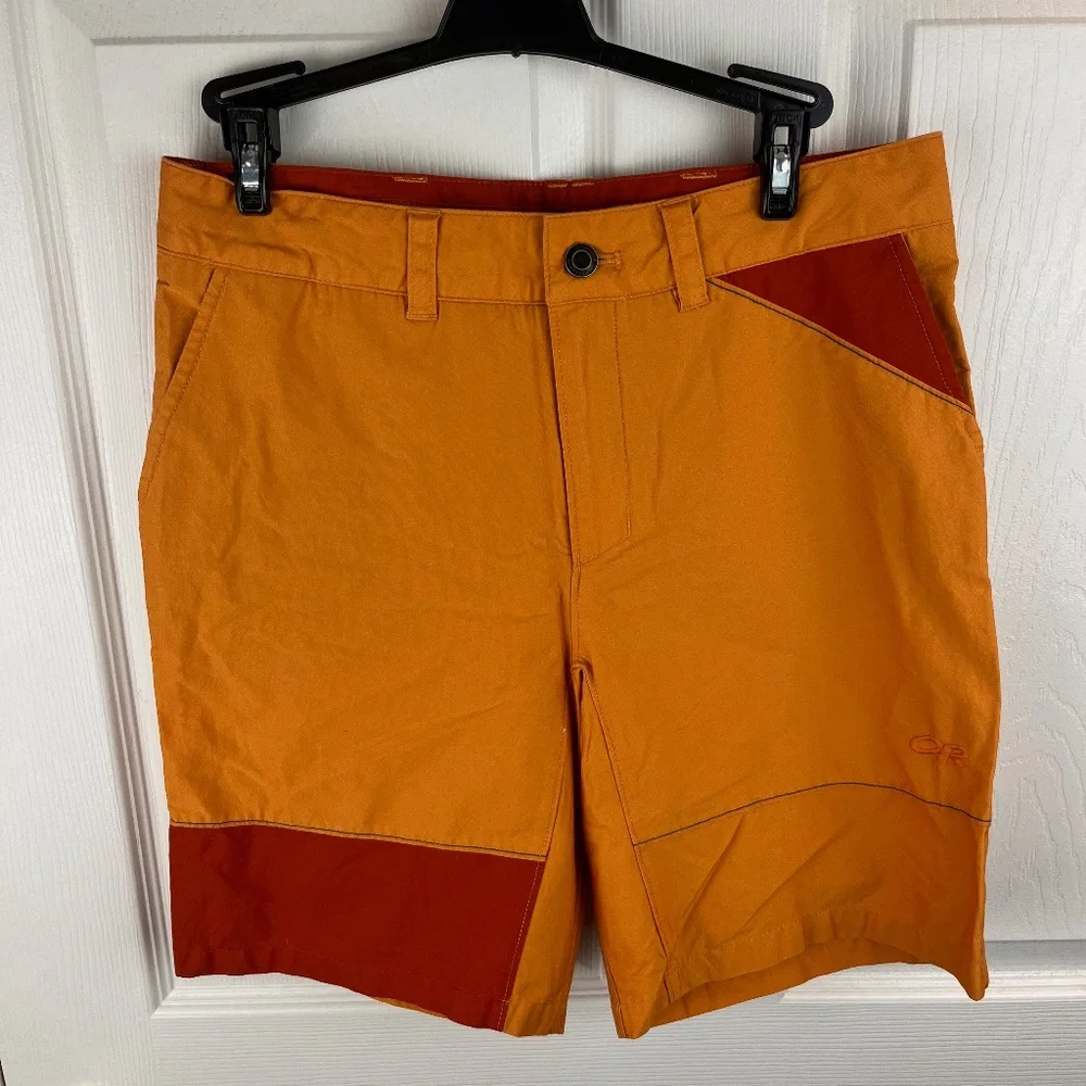 Outdoor Research Quarry Orange Shorts Size 6 - Picture 3 of 6